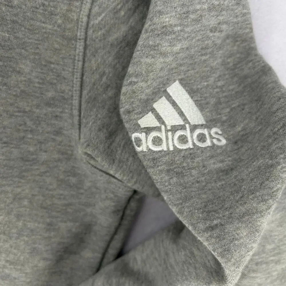Men's Grey Green Adidas St. Norbert Green Knights Golf Hoodie Sweatshirt Sz S